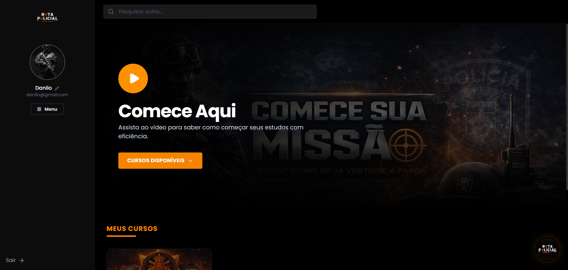 Plataforma Rota Interface